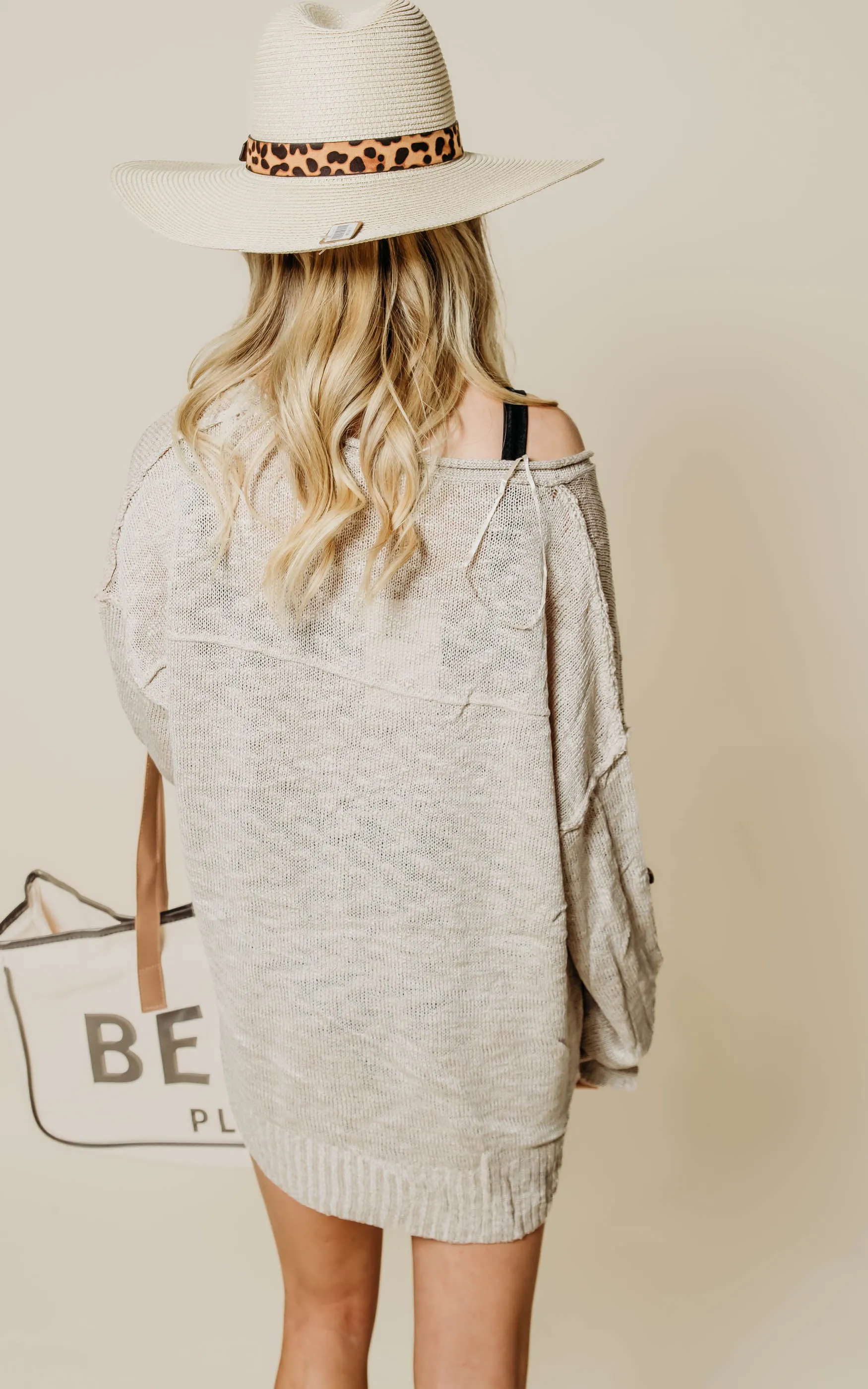 BUTTON UP LIGHTWEIGHT KNIT SWEATER TOP - Final Sale