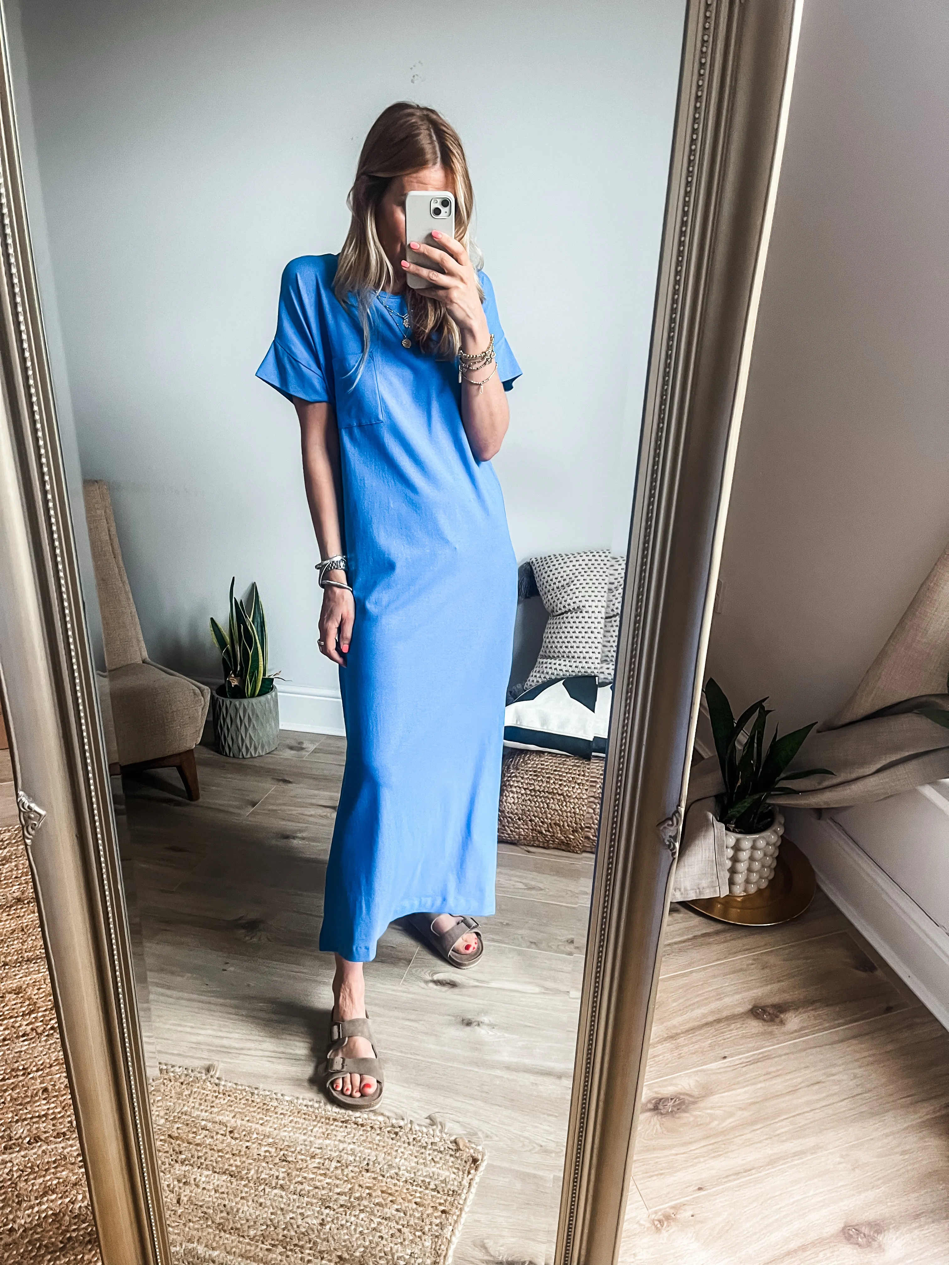 b.young Pandinna T-Shirt Maxi Dress PREMIUM BRAND