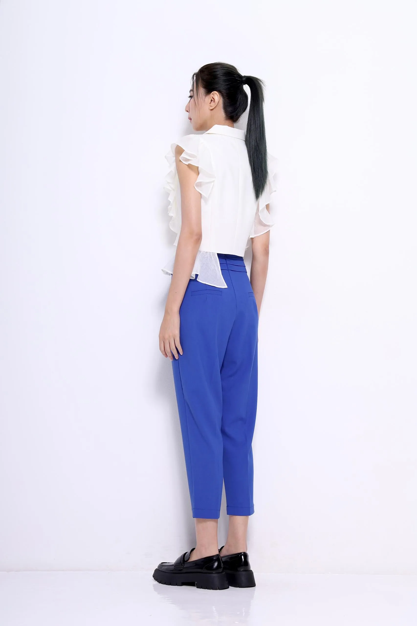 Camelia Tailored Pleated Pants