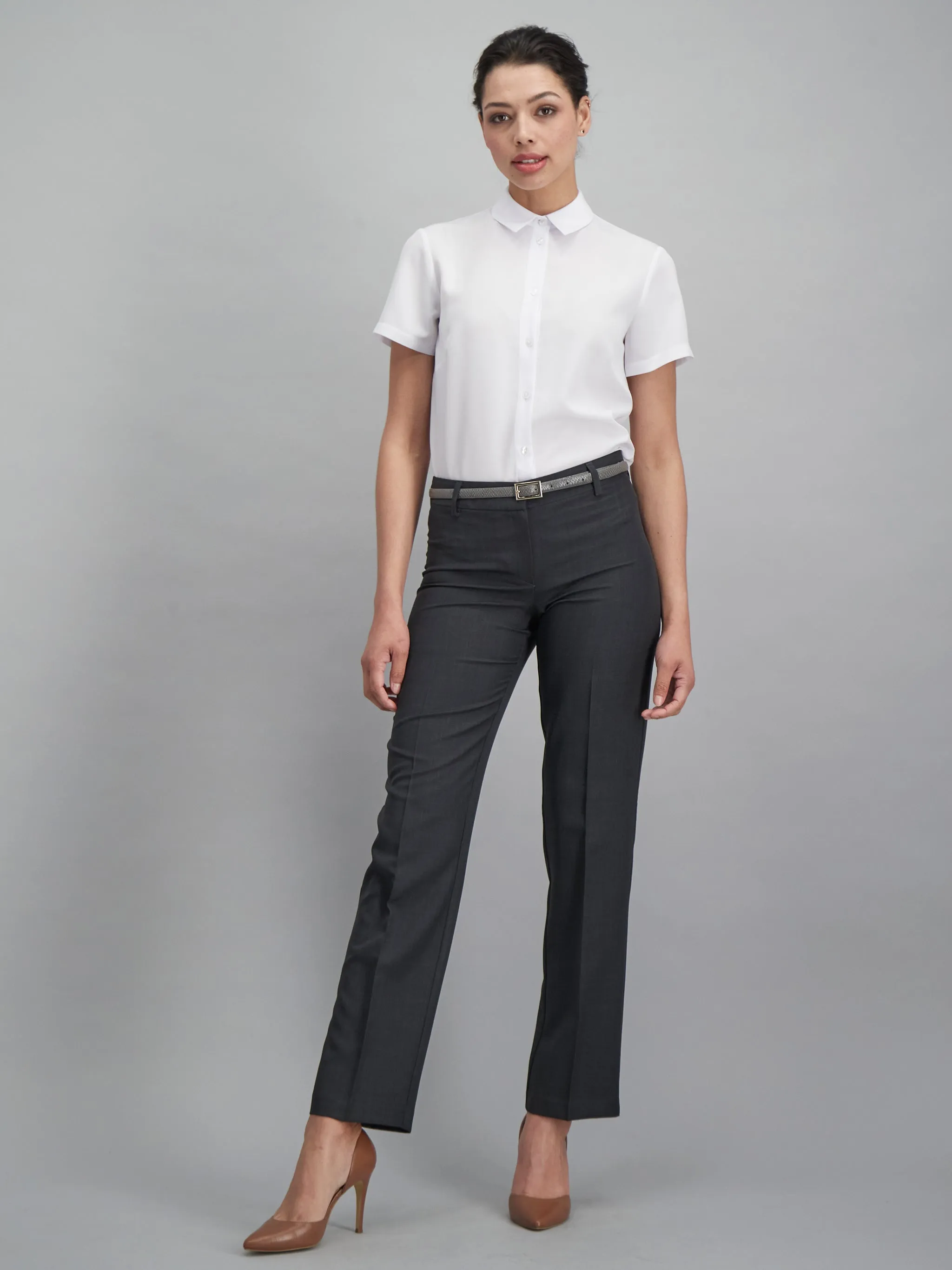 Christine tailored pants - dark charcoal