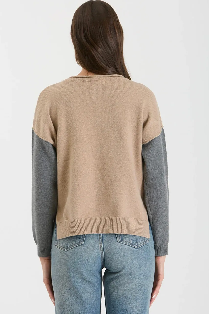 Colorblock Lightweight Sweaters - 2 Colors!