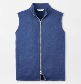 Crown Sweater Fleece Vest in Ocean Blue by Peter Millar