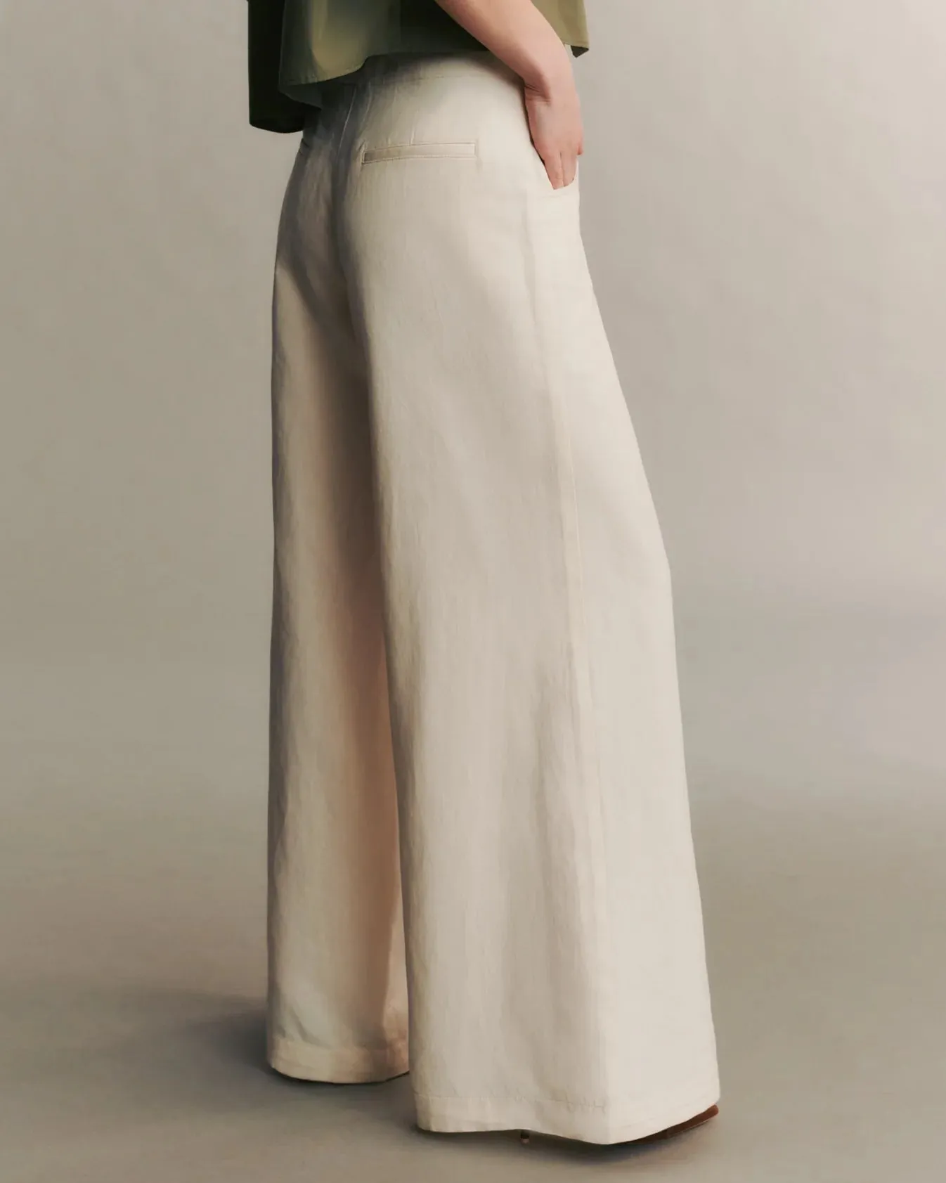 DEMIE PANT IN LINEN COTTON