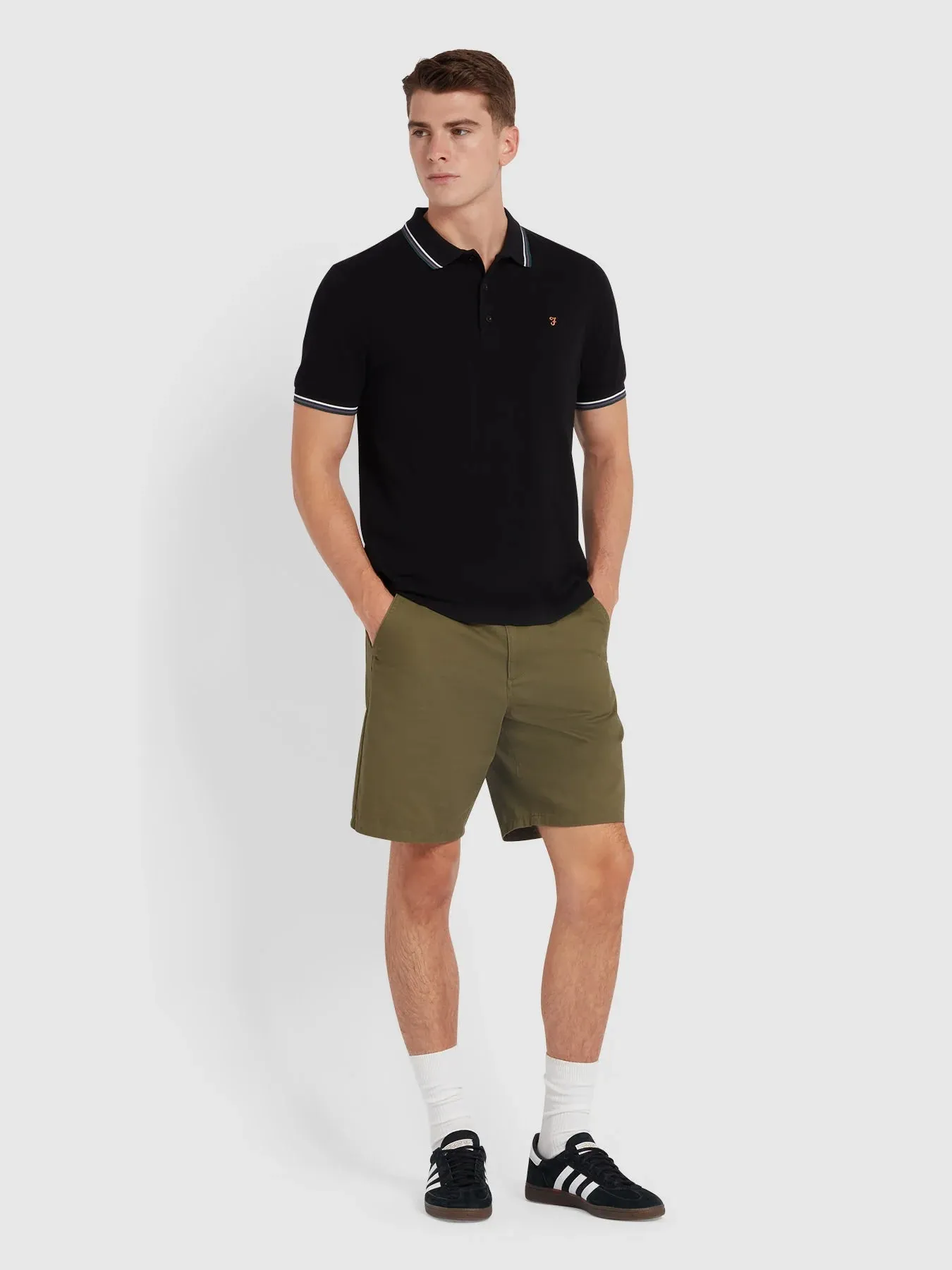 Farah Alvin Tipped Polo