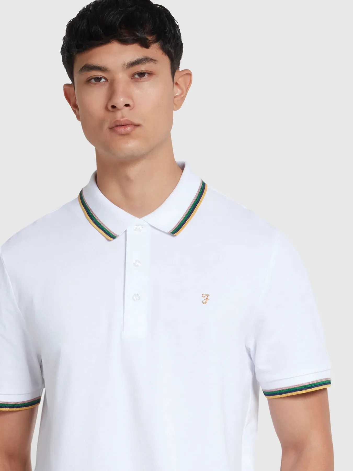 Farah Alvin Tipped Polo