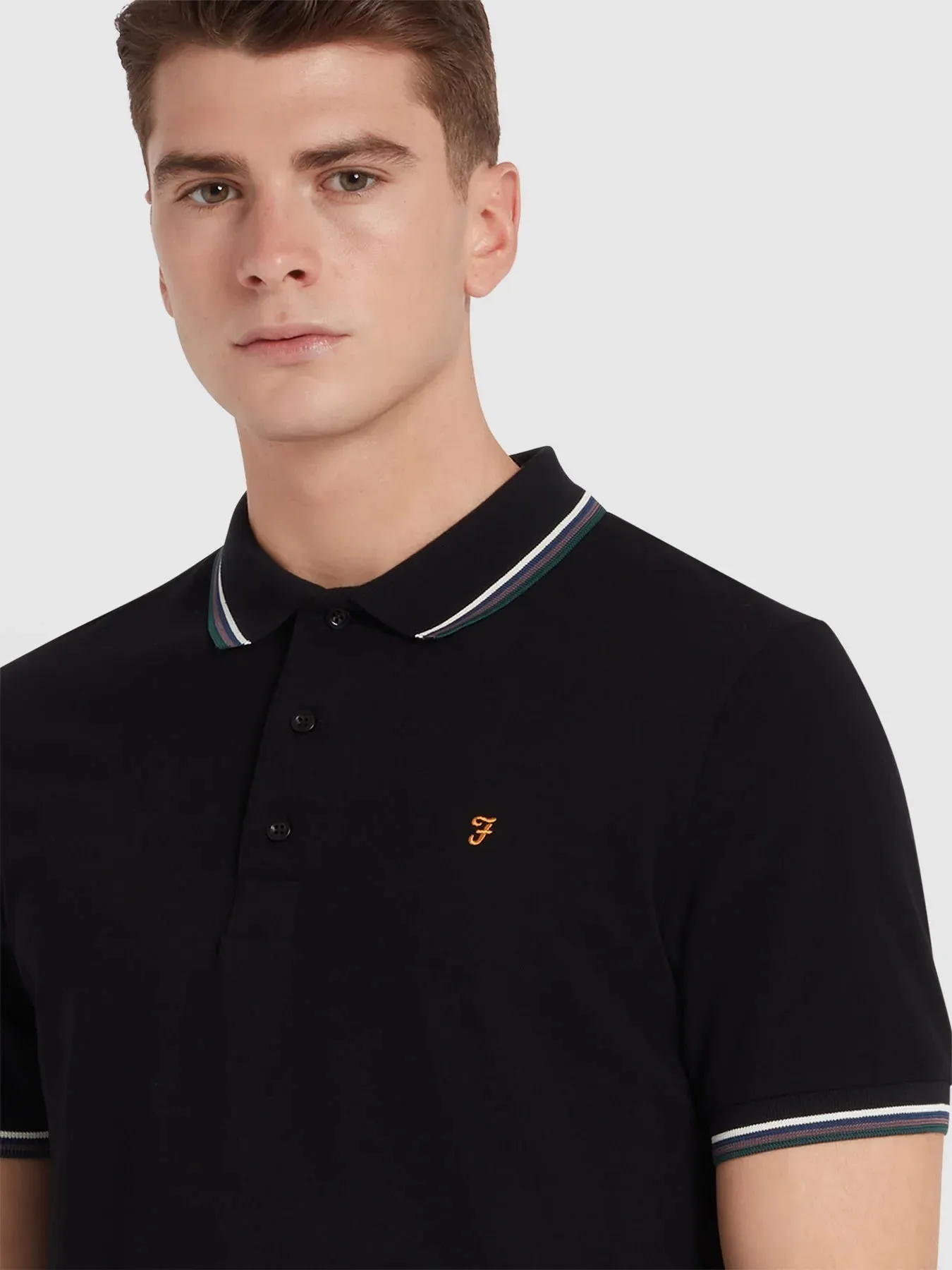 Farah Alvin Tipped Polo