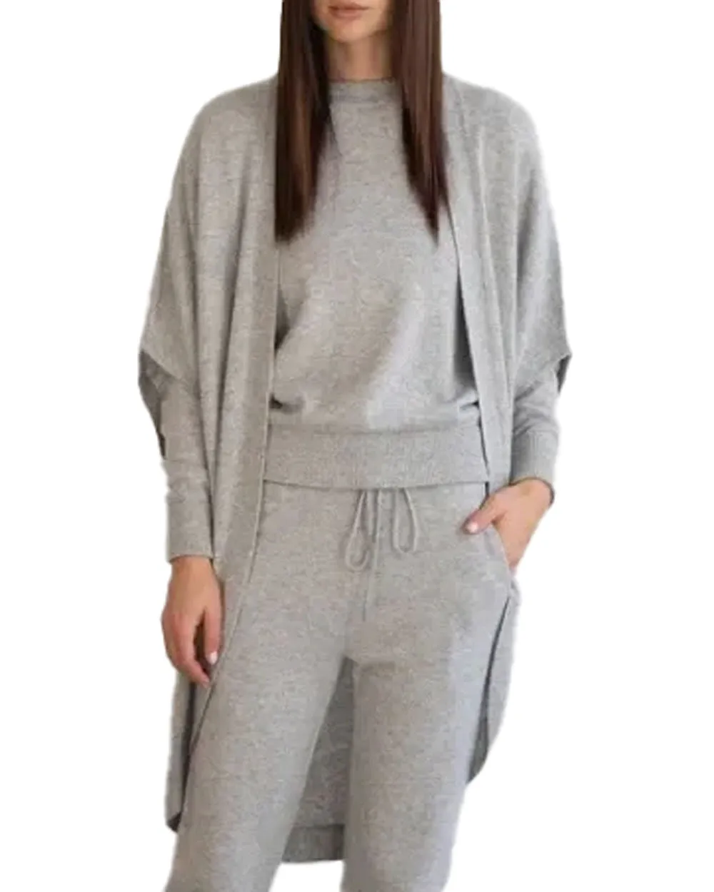 Grey Riviera Thin Cashmere Wrap