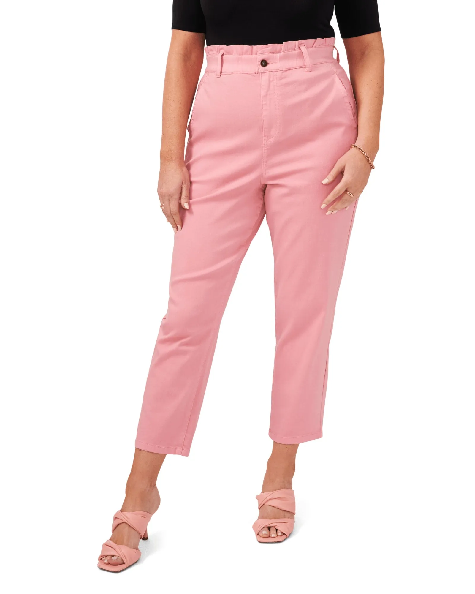 Hazel Paperbag Pant | BLUSH