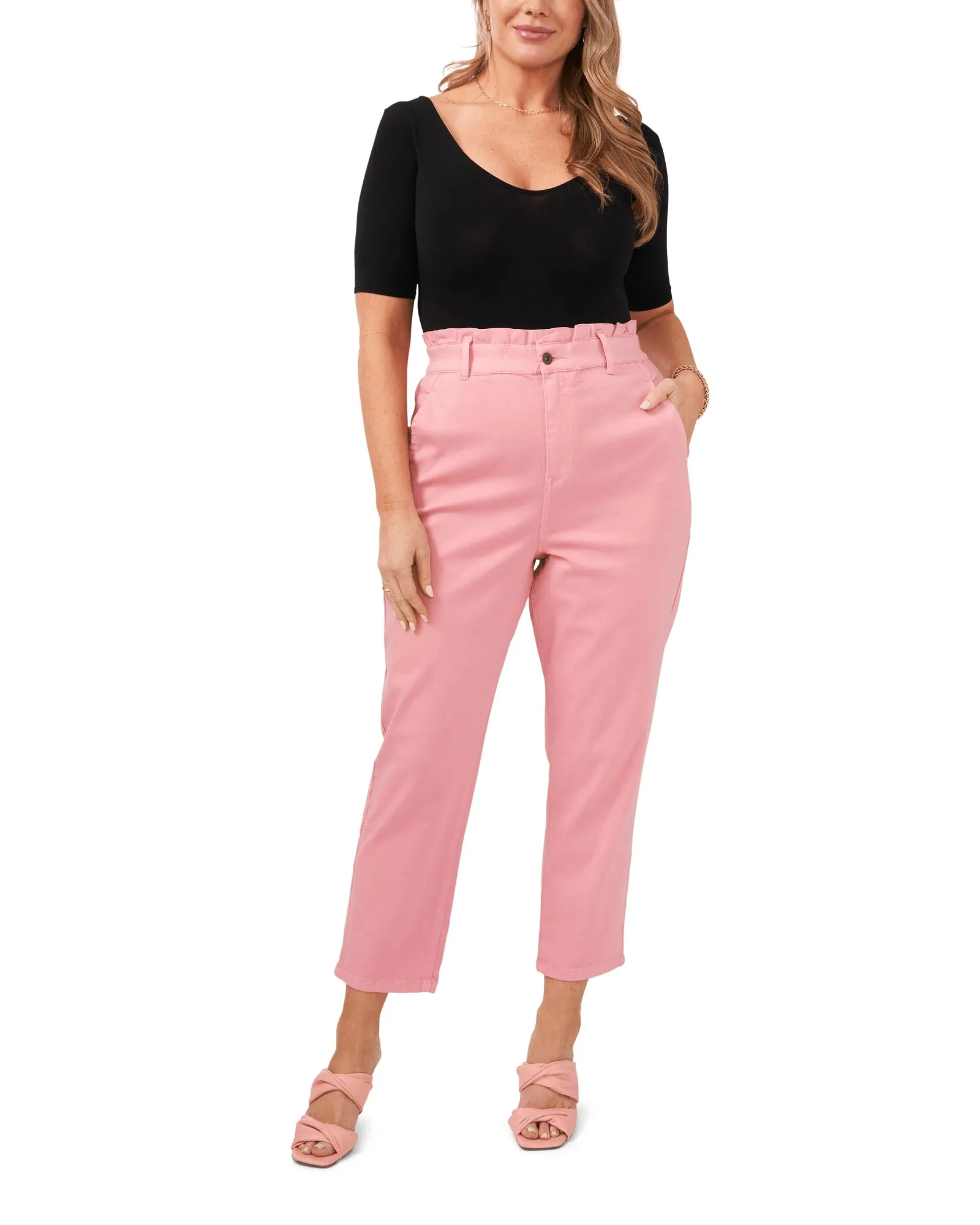 Hazel Paperbag Pant | BLUSH