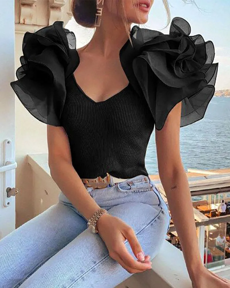 Julia Fashion - Women Elegant Fashion  Female Tops