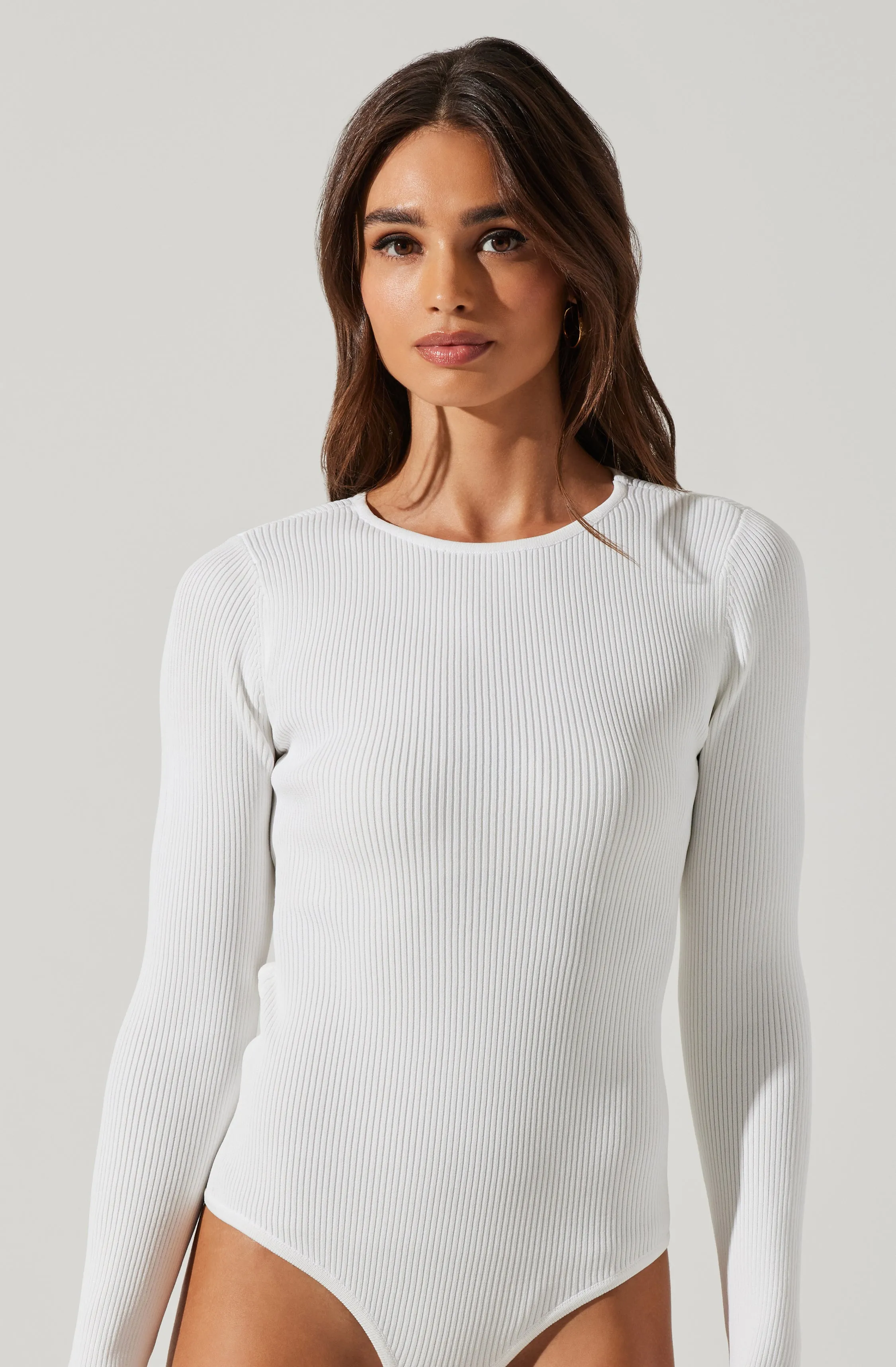 Kimora Back Cutout Long Sleeve Sweater Bodysuit