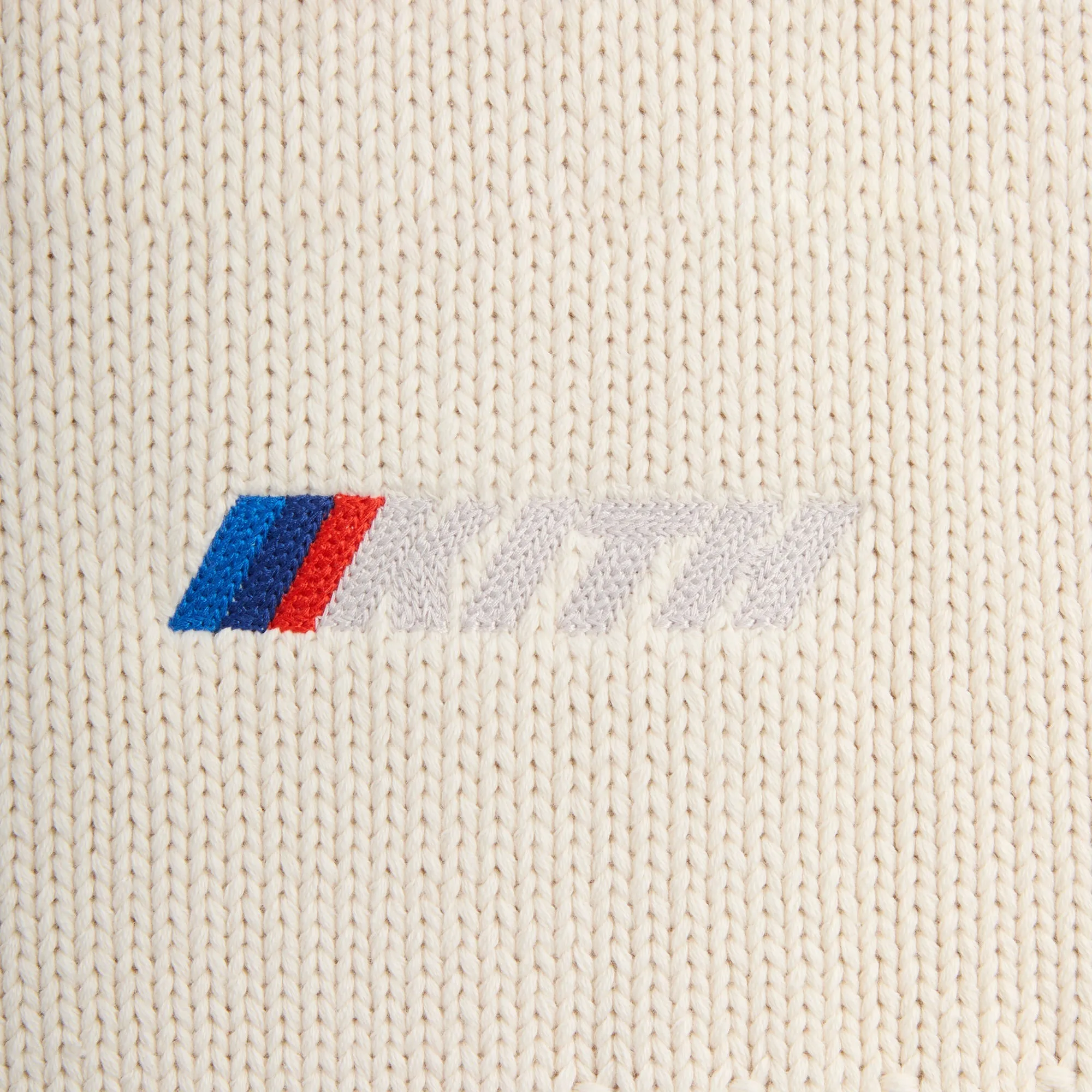 Kith for BMW Ansel Quarter Zip Sweater - Sandrift