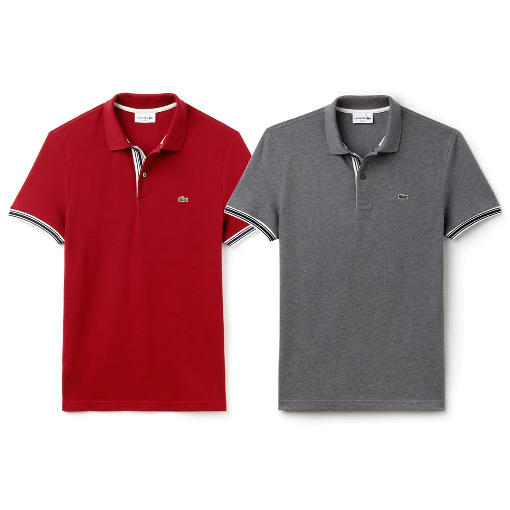 Lacoste SS Semi Fancy Petit Pique 2 Wires Slim Polo 2018