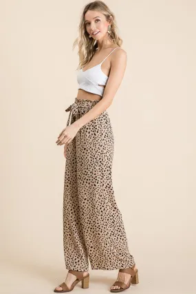 Leopard Paperbag Pants