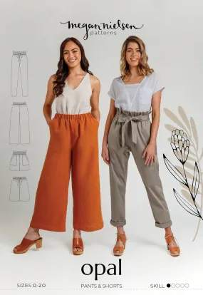 Megan Nielsen - Opal Pants and Shorts Sewing Pattern