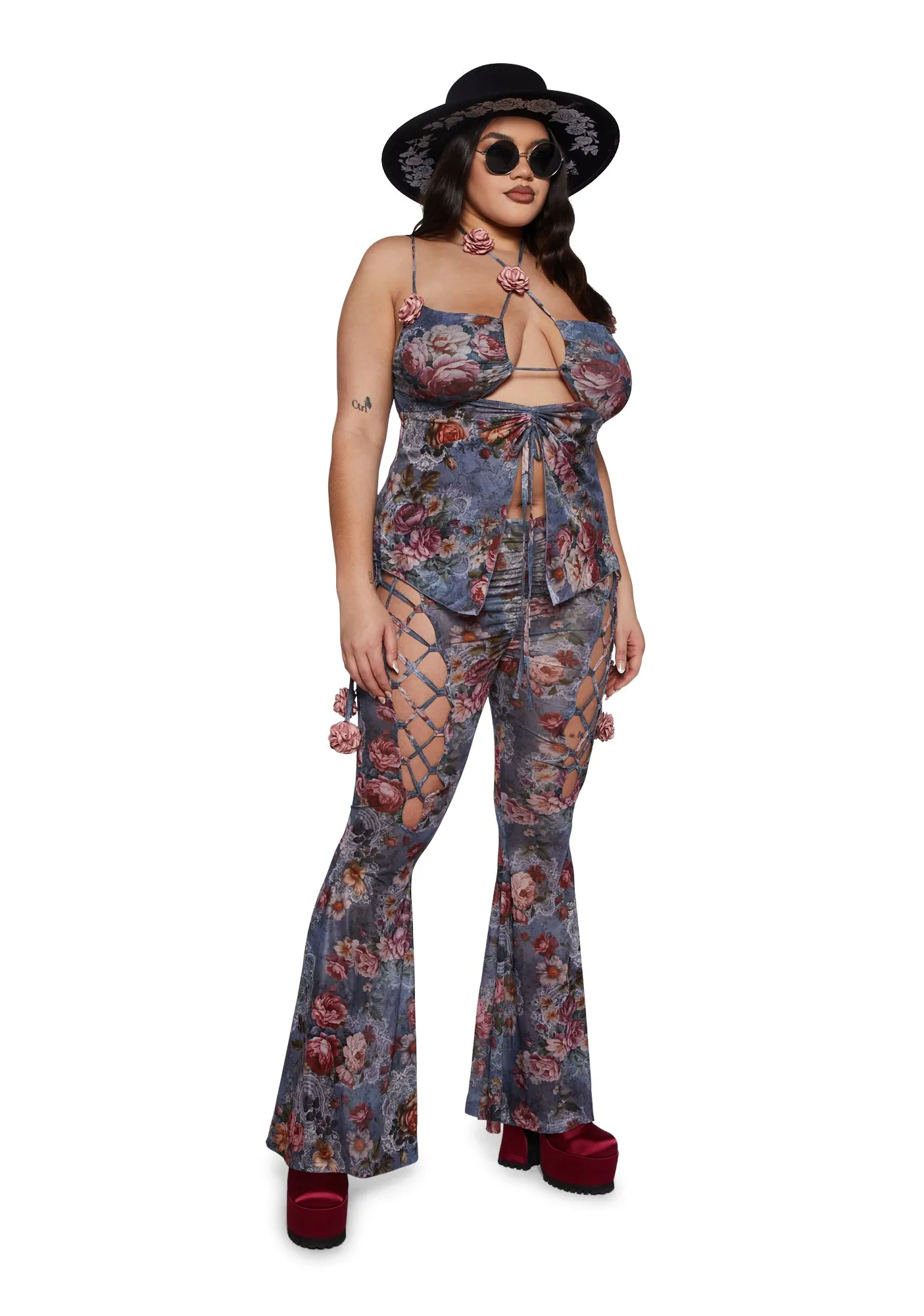 Plus Balcony Serenade Flare Pants