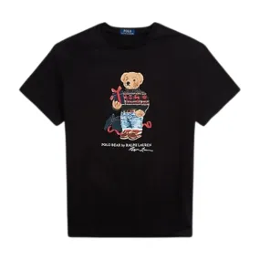 Polo Ralph Lauren Classic Fit Polo Bear Jersey T-Shirt (Black)