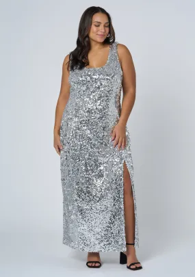 Shimmy Shimmer Sequin Maxi Dress