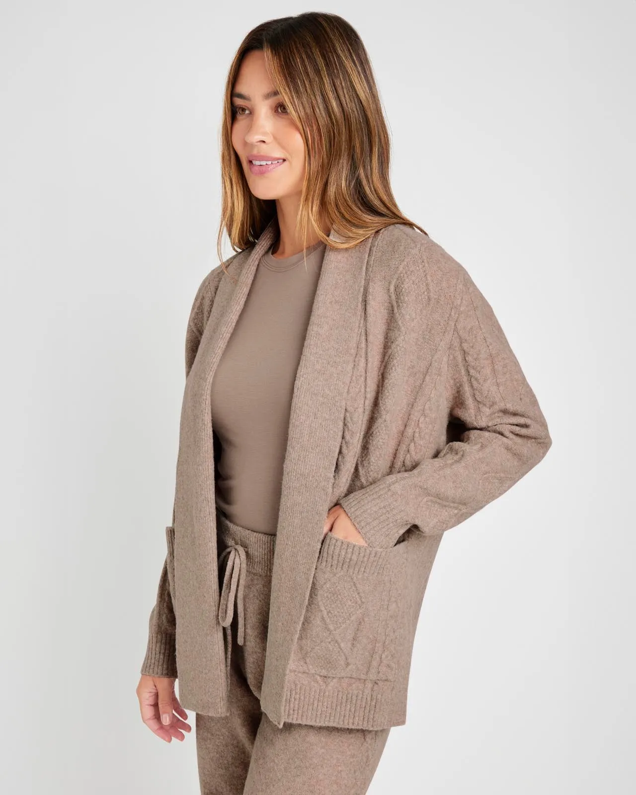 Stassi Cable Cardigan