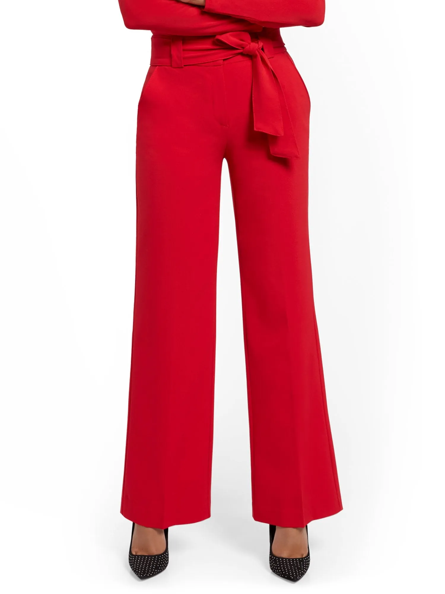 Tall Paperbag-Waist Wide-Leg Pant - 7th Avenue