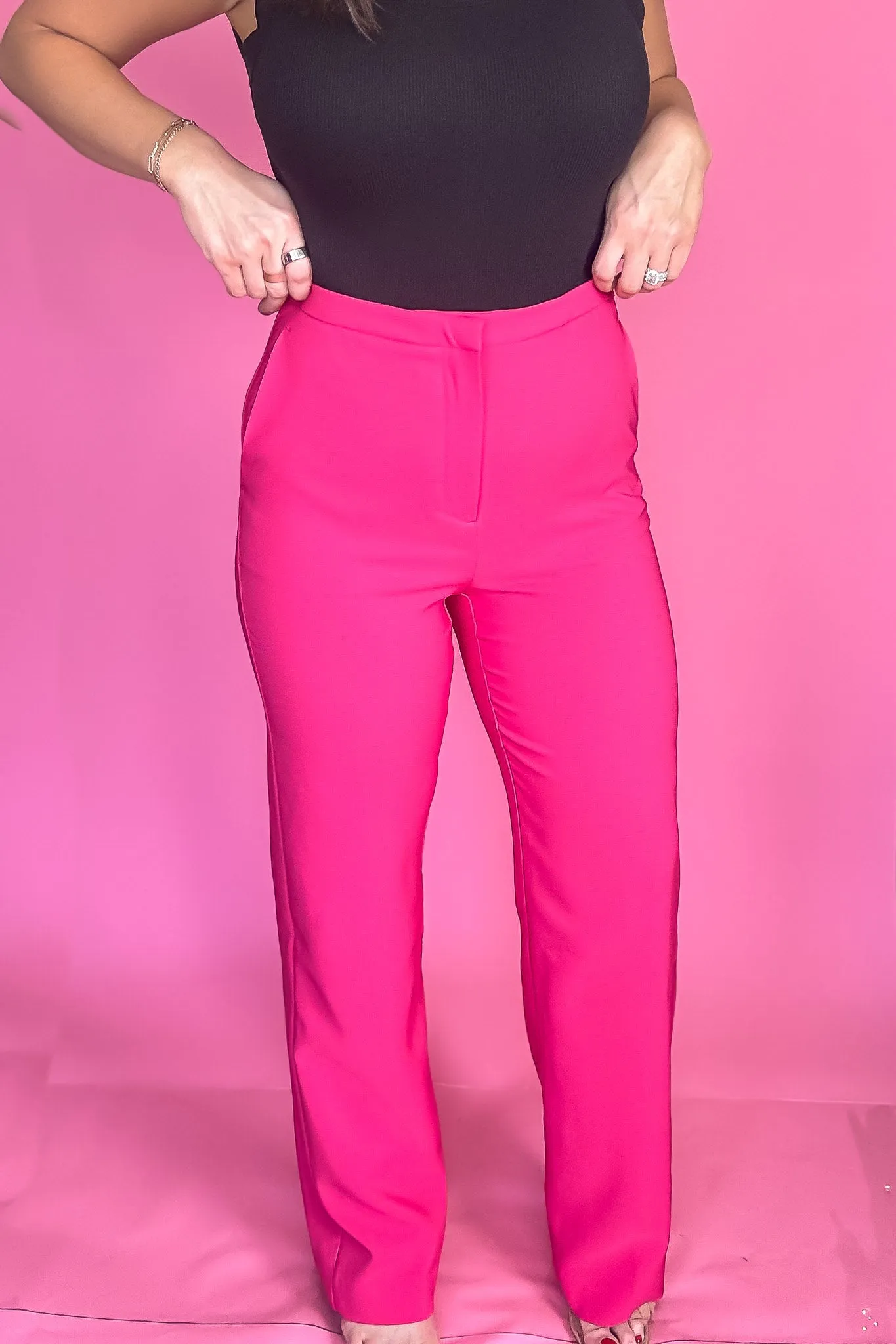 The Perfect Pant Tailored Magenta Pant