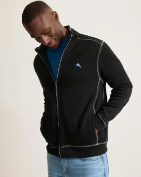 Tommy Bahama Tobago Bay Full-Zip Sweatshirt | Black