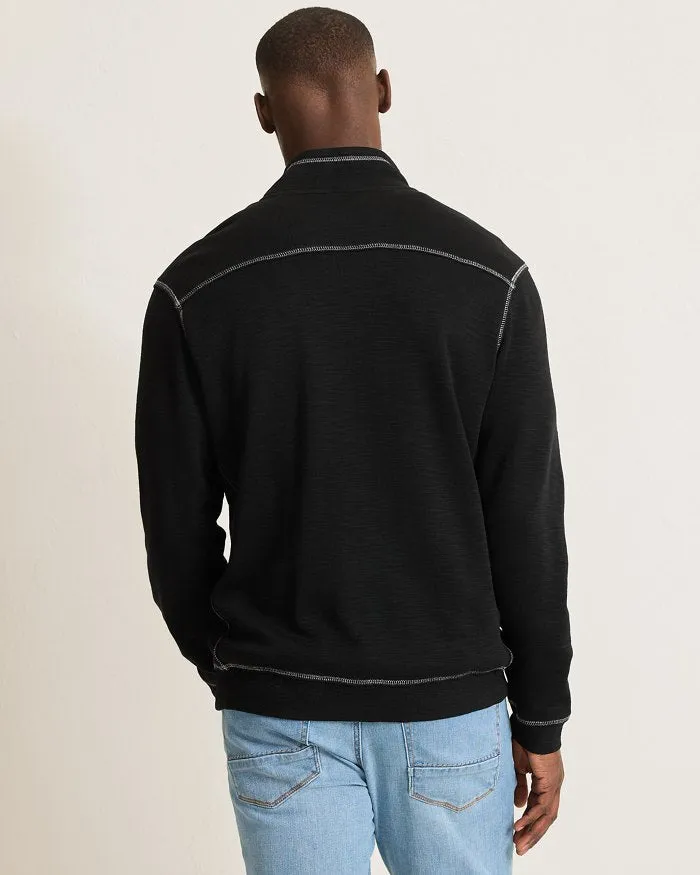 Tommy Bahama Tobago Bay Full-Zip Sweatshirt | Black