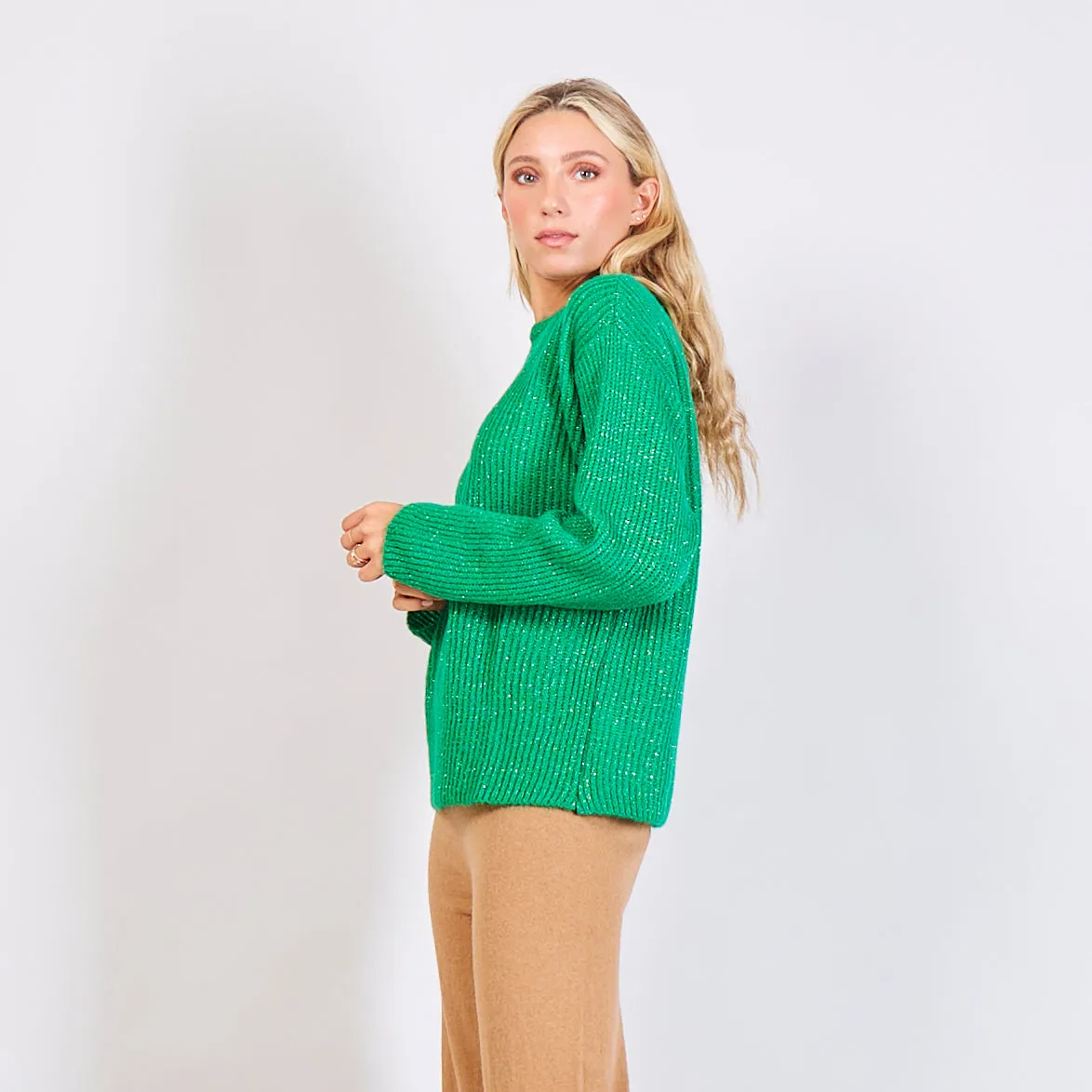 Wholesale chunky-knit mohair sweater